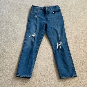 Levi's Women's Blue Straight Leg Jeans